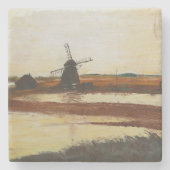 Windmühle Steinuntersetzer (Vorderseite)