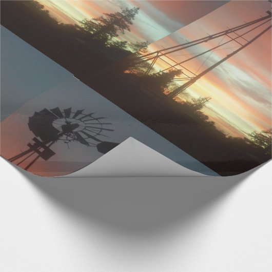 Windmühle Sunsey Geschenkpapier (Ecke)