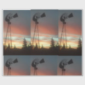 Windmühle Sunsey Geschenkpapier (Flach)