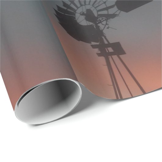 Windmühle Sunsey Geschenkpapier (Rolleneckpunkt)