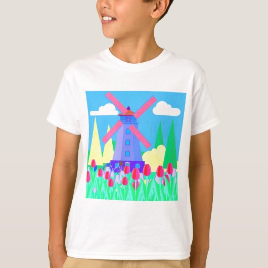 Windmühle T-Shirt (Vorderseite)