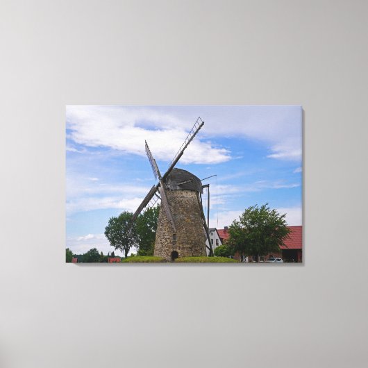 Windmühle Todtenhausen - Wallholländer Leinwanddruck (Vorderseite)