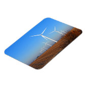 Windmühle Turbine im Herbst Nachmittag Magnet (Linke Seite)