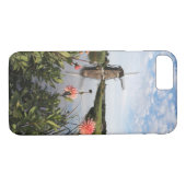 Windmühle und Blumen iPhone 7 Fall Case-Mate iPhone Hülle (Rückseite (Horizontal))