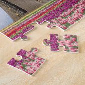 Windmühle und farbenfrohe Tulips Amsterdam Niederl Puzzle (Seite)