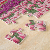 Windmühle und farbenfrohe Tulips Amsterdam Niederl Puzzle (Seite)