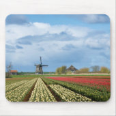 Windmühle und Tulpelandschaftmousepad Mousepad (Vorne)