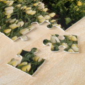 Windmühle und Tulpen in vertikaler Frühjahrslandsc Puzzle (Seite)