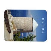 Windmühle-View-Kühlschrankmagnet der Insel Hydra Magnet (Horizontal)
