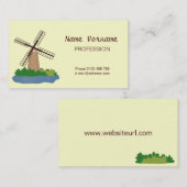 Windmühle Visitenkarte (Vorne/Hinten)