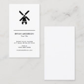 Windmühle Visitenkarte (Vorne/Hinten)