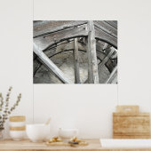 Windmühle Wasserrad Poster (Küche)