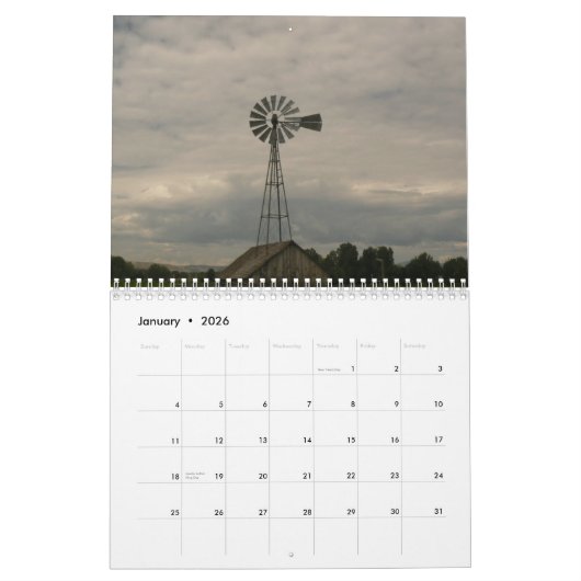 Windmühlen 2015 kalender (Jan 2026)