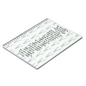 Windmühlen am Arbeitsplatz Notizblock (Linke Seite)