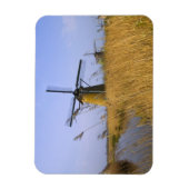 Windmühlen am Kanal in Kinderdijk, 2 Magnet (Vertikal)