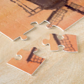 Windmühlen Aquarellmalerei Puzzle (Seite)