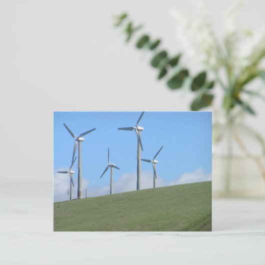 Windmühlen auf den 580 postkarte (Stehend Vorderseite)