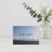 Windmühlen auf der Landseite Visitenkarte (Stehend Vorderseite)