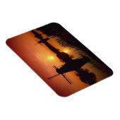 Windmühlen bei Sonnenuntergang, Kinderdijk, Nieder Magnet (Rechte Seite)