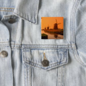 Windmühlen bei Sonnenuntergang, Leidschendam, Nied Button (Beispiel)