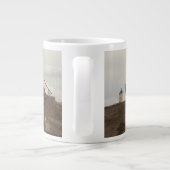 Windmühlen Consuegra, antike La Mancha Jumbo-Tasse (Rückseite)