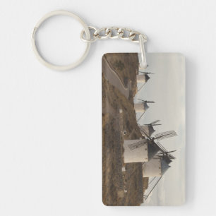 Windmühlen Consuegra, antike La Mancha Schlüsselanhänger