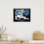 "Windmühlen des Geistes eines Meisters" von Zermen Poster (Küche)