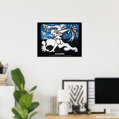 "Windmühlen des Geistes eines Meisters" von Zermen Poster (Heimbüro)