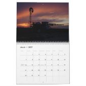 Windmühlen des Westerns Kansas Kalender (Mär 2027)