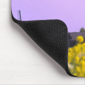 Windmühlen entlang des Kanals in Kinderdijk, Mousepad (Ecke)