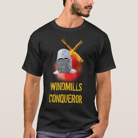Windmühlen-Eroberer T-Shirt (Vorderseite)