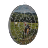 Windmühlen im Abstand Dartscheibe (Vorderseite Links)