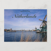 Windmühlen in Amsterdam Niederlande Postkarte (Vorderseite)