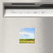 Windmühlen in Dänemark Magnet (In Situ (Geschirrspüler))
