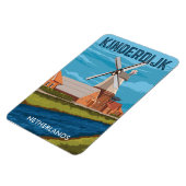 Windmühlen in den Niederlanden Magnet (Linke Seite)