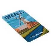 Windmühlen in den Niederlanden Magnet (Rechte Seite)