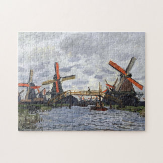 Windmühlen in der Nähe von Zaandam Monet Lema Puzzle