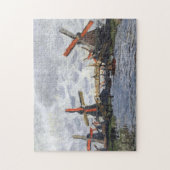Windmühlen in der Nähe von Zaandam Monet Lema Puzzle (Vertikal)