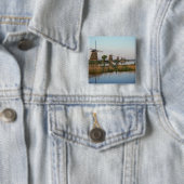 Windmühlen, Kinderdijk, Niederlande Button (Beispiel)
