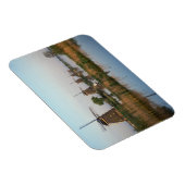 Windmühlen, Kinderdijk, Niederlande Magnet (Rechte Seite)