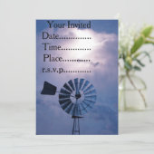 WINDMÜHLEN-KREUZ- DES SÜDENSeinladung AUSTRALIEN Einladung (Stehend Vorderseite)