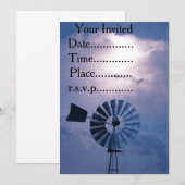 WINDMÜHLEN-KREUZ- DES SÜDENSeinladung AUSTRALIEN Einladung (Vorne/Hinten)