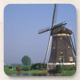 Windmühlen, Leidschendam, Niederlande Untersetzer