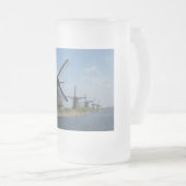 Windmühlen Mattglas Bierglas (VorderseiteRechts)