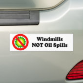 WINDMÜHLEN-NICHT ÖLPESTEN AUTOAUFKLEBER (Auf Auto)