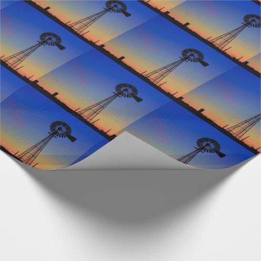 Windmühlen-Packpapier Geschenkpapier (Ecke)