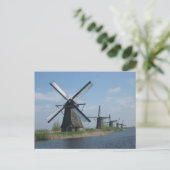 Windmühlen Postkarte (Stehend Vorderseite)