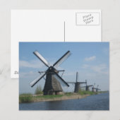 Windmühlen Postkarte (Vorne/Hinten)