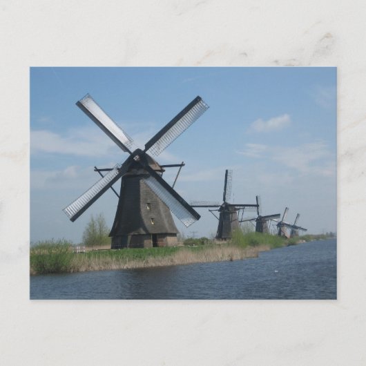 Windmühlen Postkarte (Vorderseite)