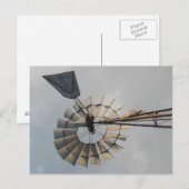 Windmühlen-Postkarte Postkarte (Vorne/Hinten)